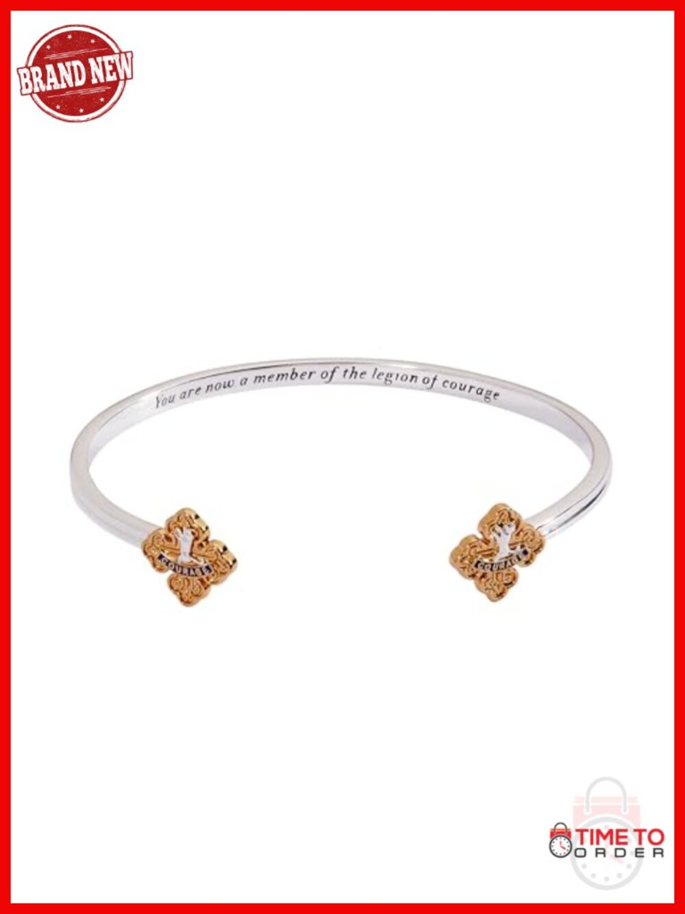The Wizard of Oz Charm Bracelet, Gold and Silver Plated Brass